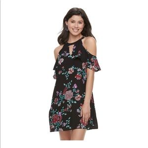 Cold shoulder high neck swing dress NEW 🌹